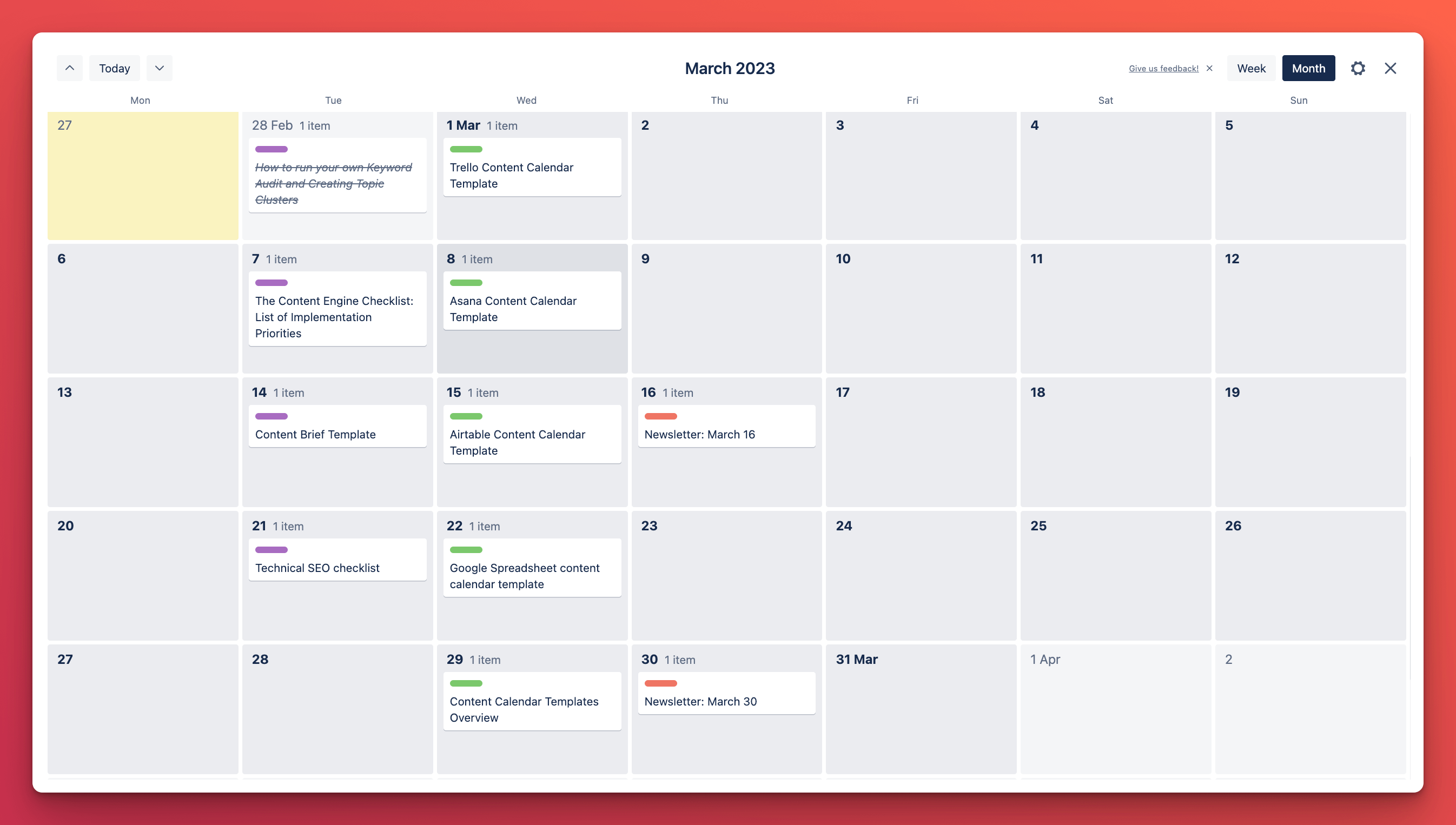 Trello content calendar A complete guide