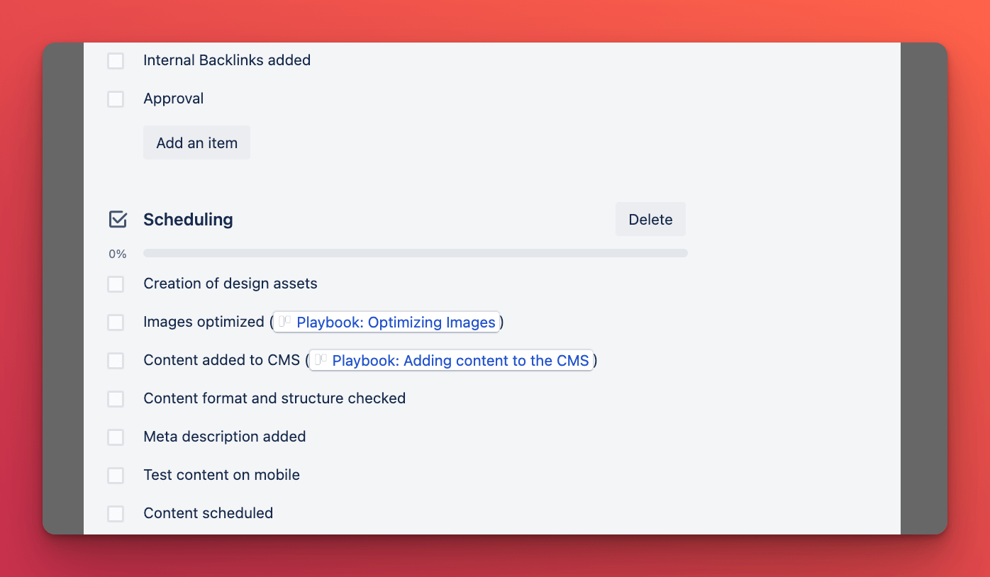 How to use Trello checklists to manage content production